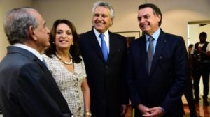 Caiado, Esposa, Iris e Bolsonaro