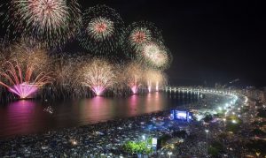 Queima de fogos na praia de Copacabana, Réveillon Rio 2019