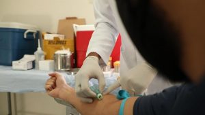 coleta de sangue exame