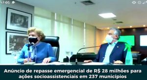 Caiado e Lucia Vania