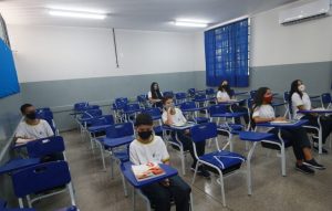 sala de aula pandemia