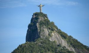 Vista do Cristo Redentor no Rio de Janeiro