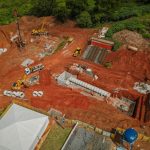 ponte estaiada construcao