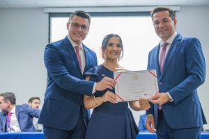 samuel santos, cleire vieira e rafael lara