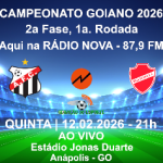 Agora é a vez do Galo! Anápolis X Vila Nova, link aqui: