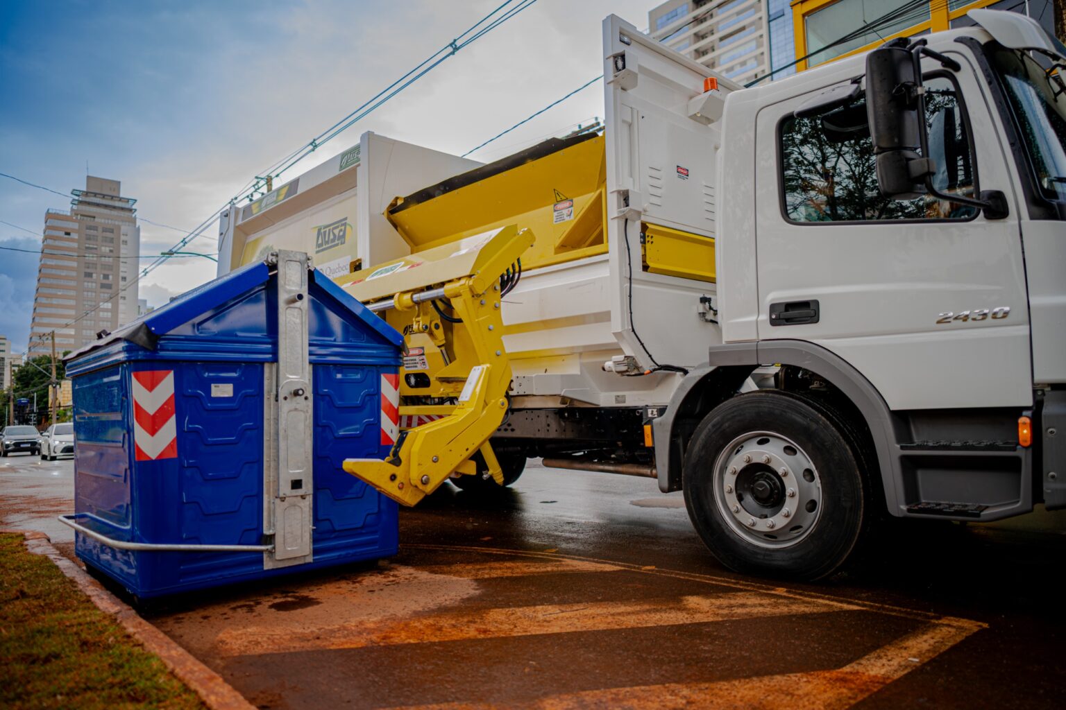 Anápolis testa tecnologia para modernizar coleta de resíduos
