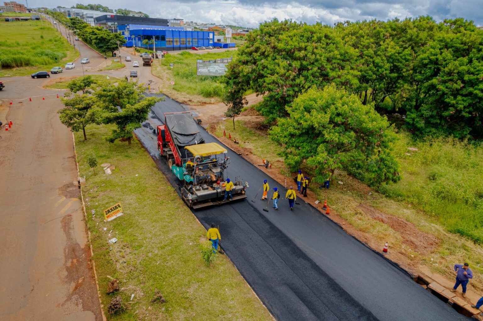 Plano de recapeamento asfáltico em Anápolis